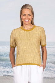 Possum Merino + Cotton Pearl Crew